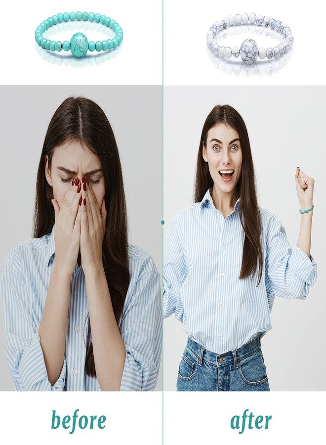 Jadive 4 Pieces Anti Nausea Wristband Seasickness Motion Sickness Bracelets Wristband Adjustable Motion Nausea Bands for Motion Sickness, Morning Sickness, Car Sickness, Travel Sickness - Image 5